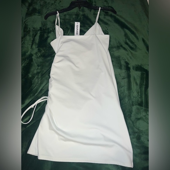 GARAGE BODY-CON CINCHED WRAP MINI DRESS - Picture 5 of 6